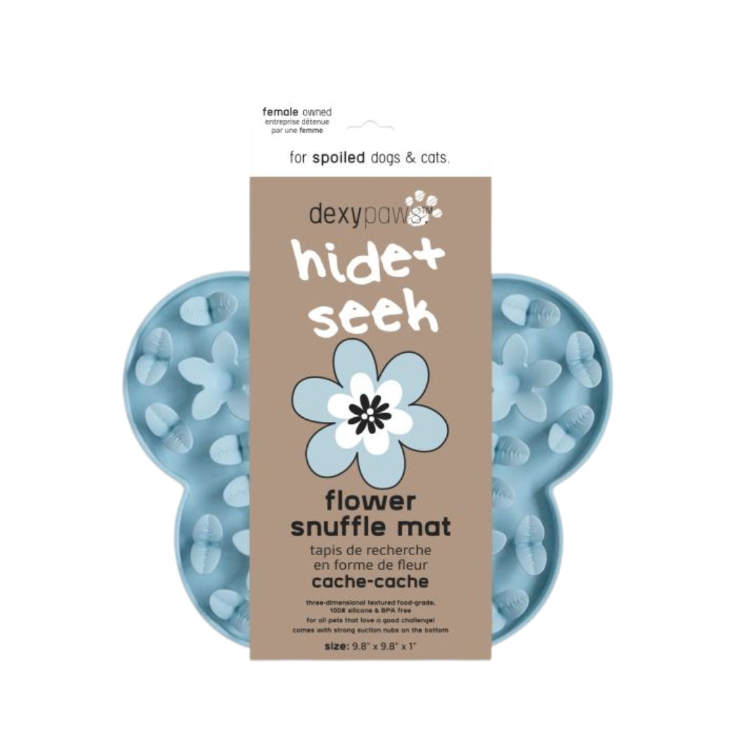 Dexypaws Pet Feeders - Snuffle Mat "Hide + Seek" Slow Feeder