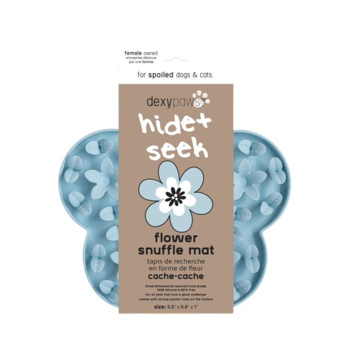 Dexypaws Pet Feeders - Snuffle Mat "Hide + Seek" Slow Feeder