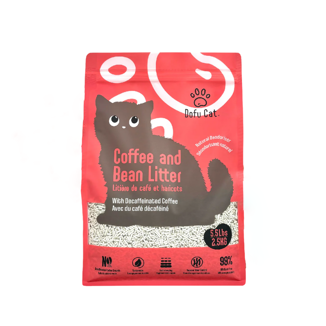 Dofu Cat Cat Litter - Coffee and Bean Litter
