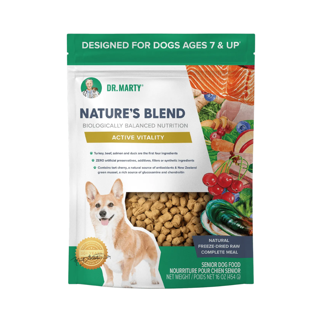 Dr. Marty Freeze-Dried Dog Food - Nature's Blend Active Vitality