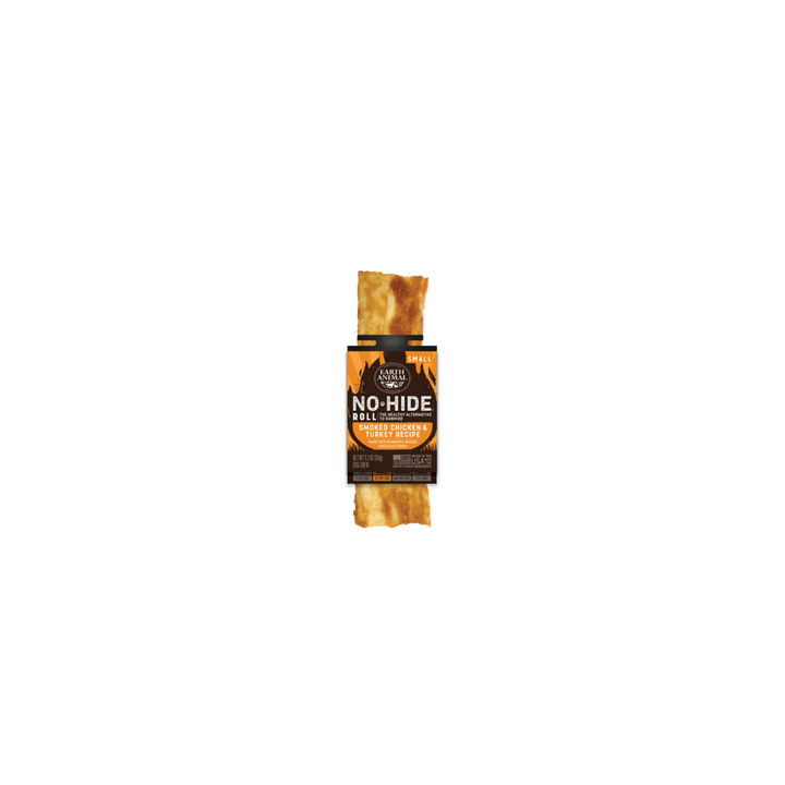 Earth Animal Dog Treats - No-Hide Barbeque Collection Smoked Chicken & Turkey Rolls