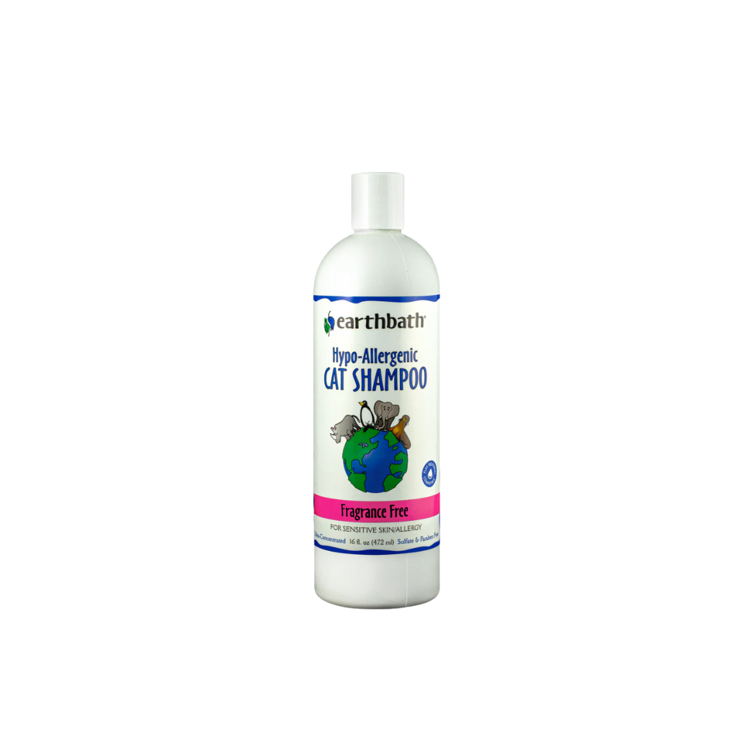 Earthbath Cat Grooming Supplies - Hypoallergenic Shampoo