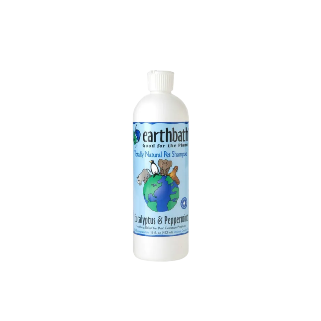 Earthbath Dog & Cat Grooming Supplies - Eucalyptus & Peppermint Shampoo