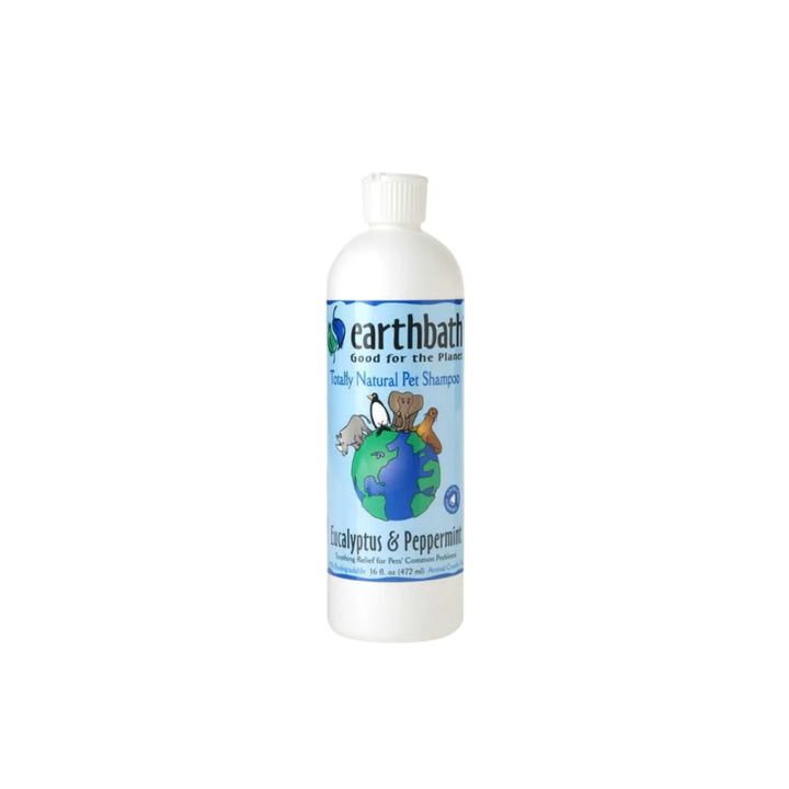 Earthbath Dog & Cat Grooming Supplies - Eucalyptus & Peppermint Shampoo