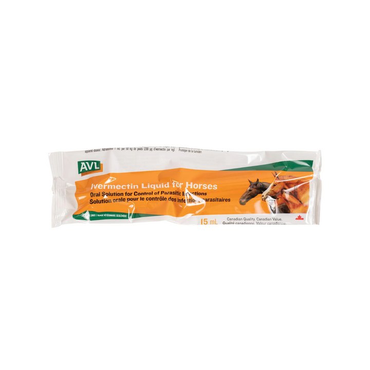 Equine Dewormers - AVL Ivermectin Liquid Dewormer