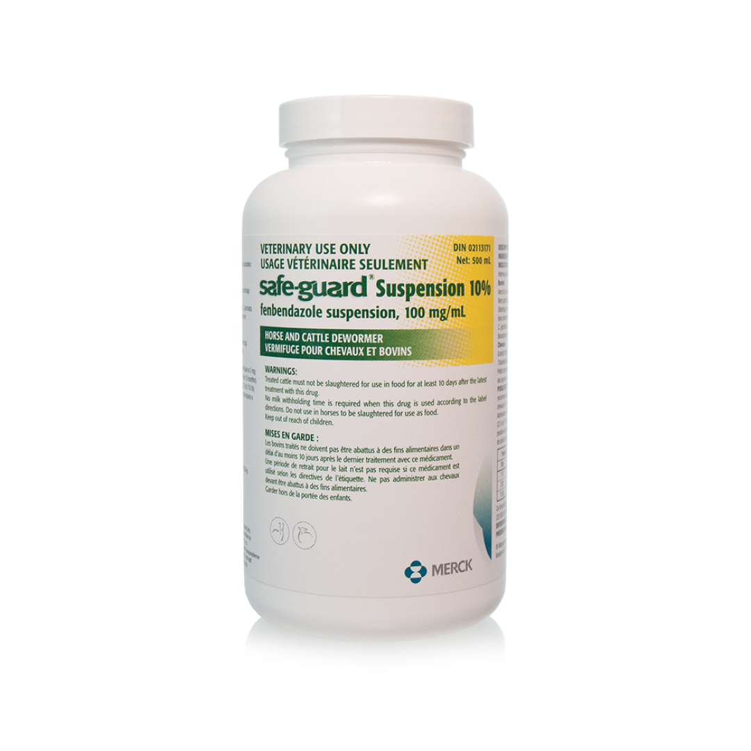 Equine Dewormers - Safe-Guard Suspension 10% (Fenbendazole)
