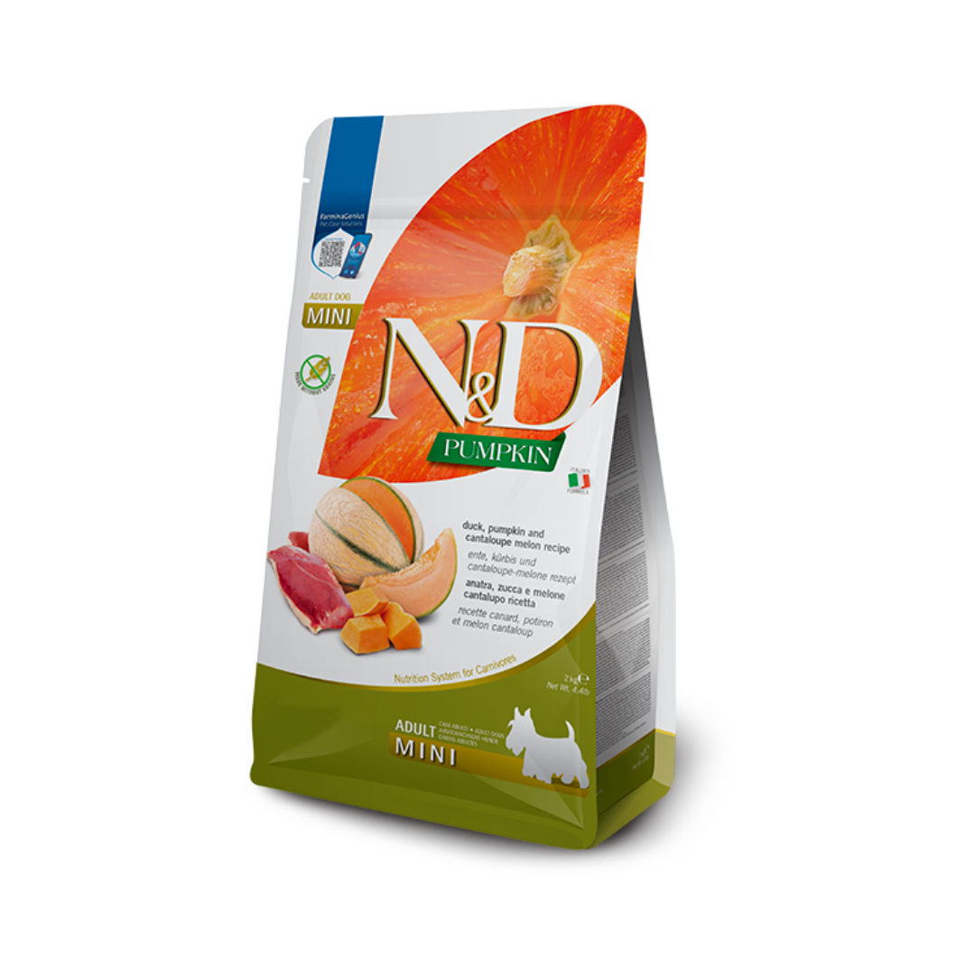 Farmina N&D Dry Dog Food - Duck & Cantaloupe Melon Adult Mini