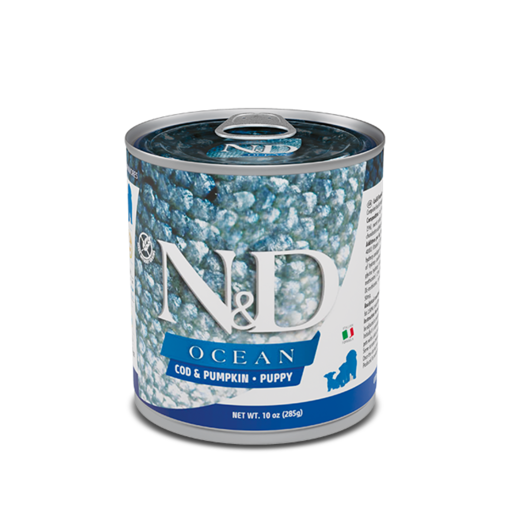 Farmina N&D Wet Dog Food - Ocean Cod & Pumpkin Puppy Canned