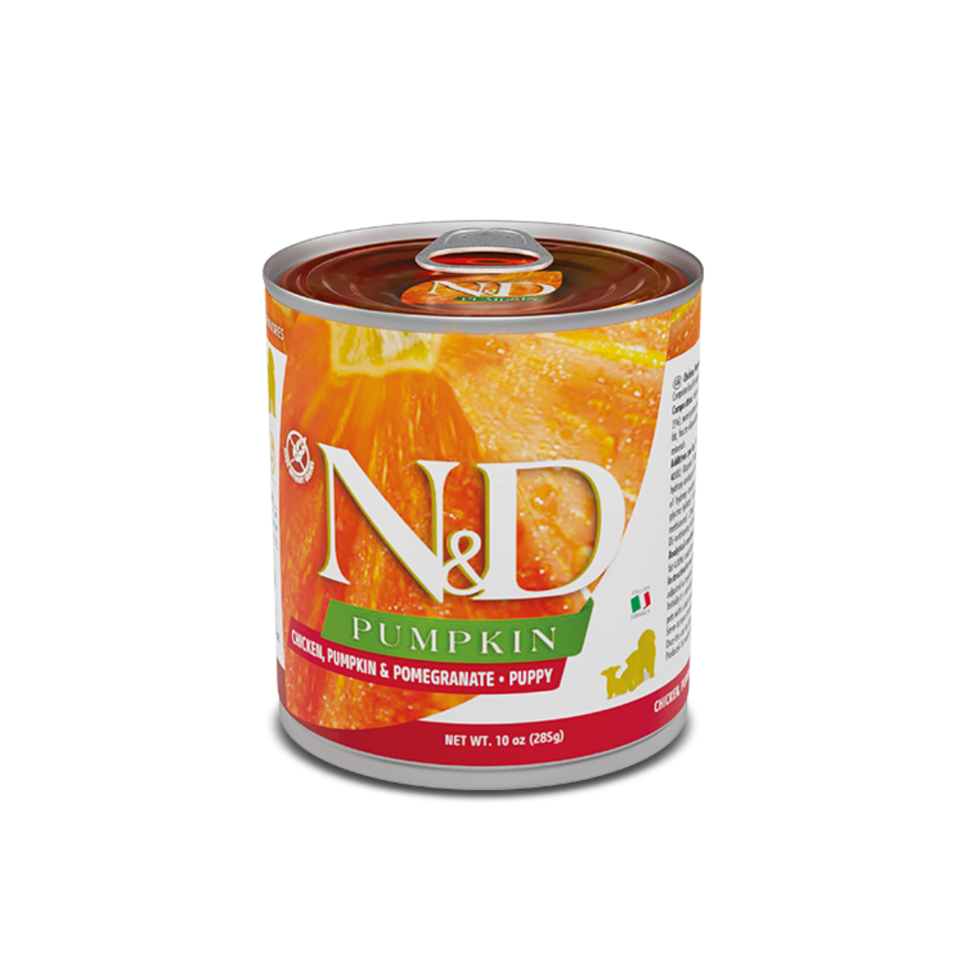 Farmina N&D Wet Dog Food - Pumpkin Dog Chicken, Pumpkin & Pomegranate Puppy Canned
