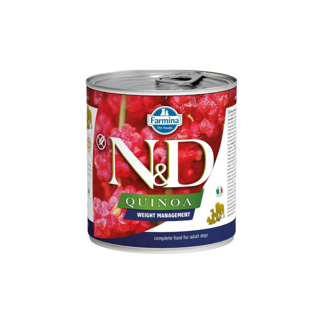 Farmina N&D Wet Dog Food - Quinoa Weight Management Canned