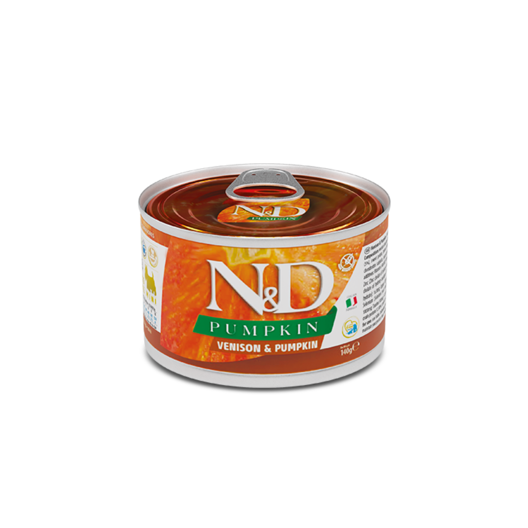 Farmina N&D Wet Dog Food - Venison & Pumpkin Adult Mini