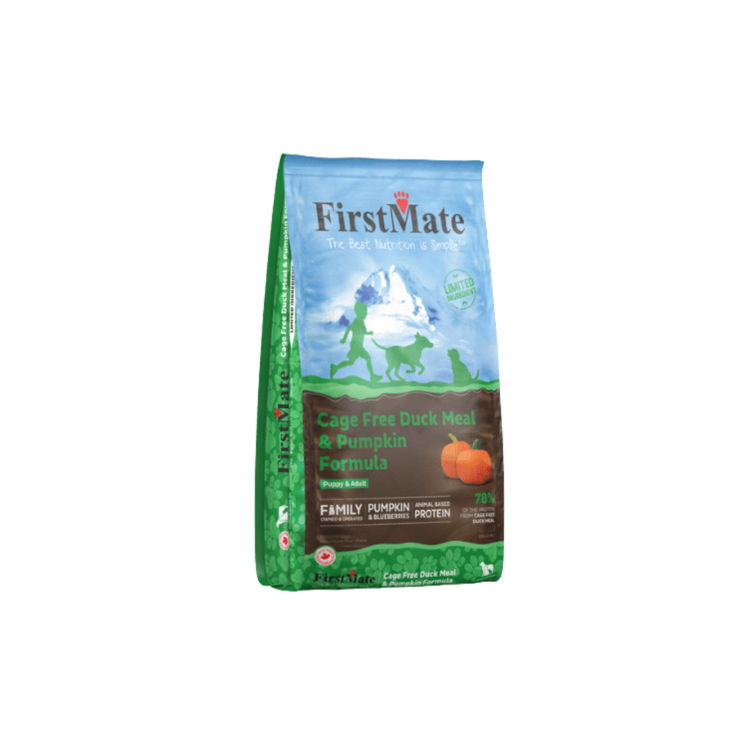 FirstMate Dry Dog Food - Limited Ingredient Cage Free Duck Meal & Pumpkin Formula