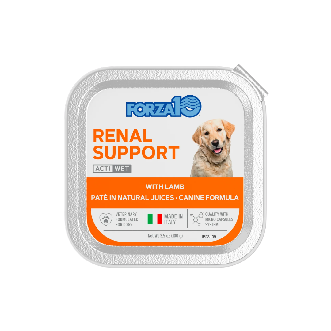Forza10 Wet Dog Food - Renal Kidney Support Lamb Flavor