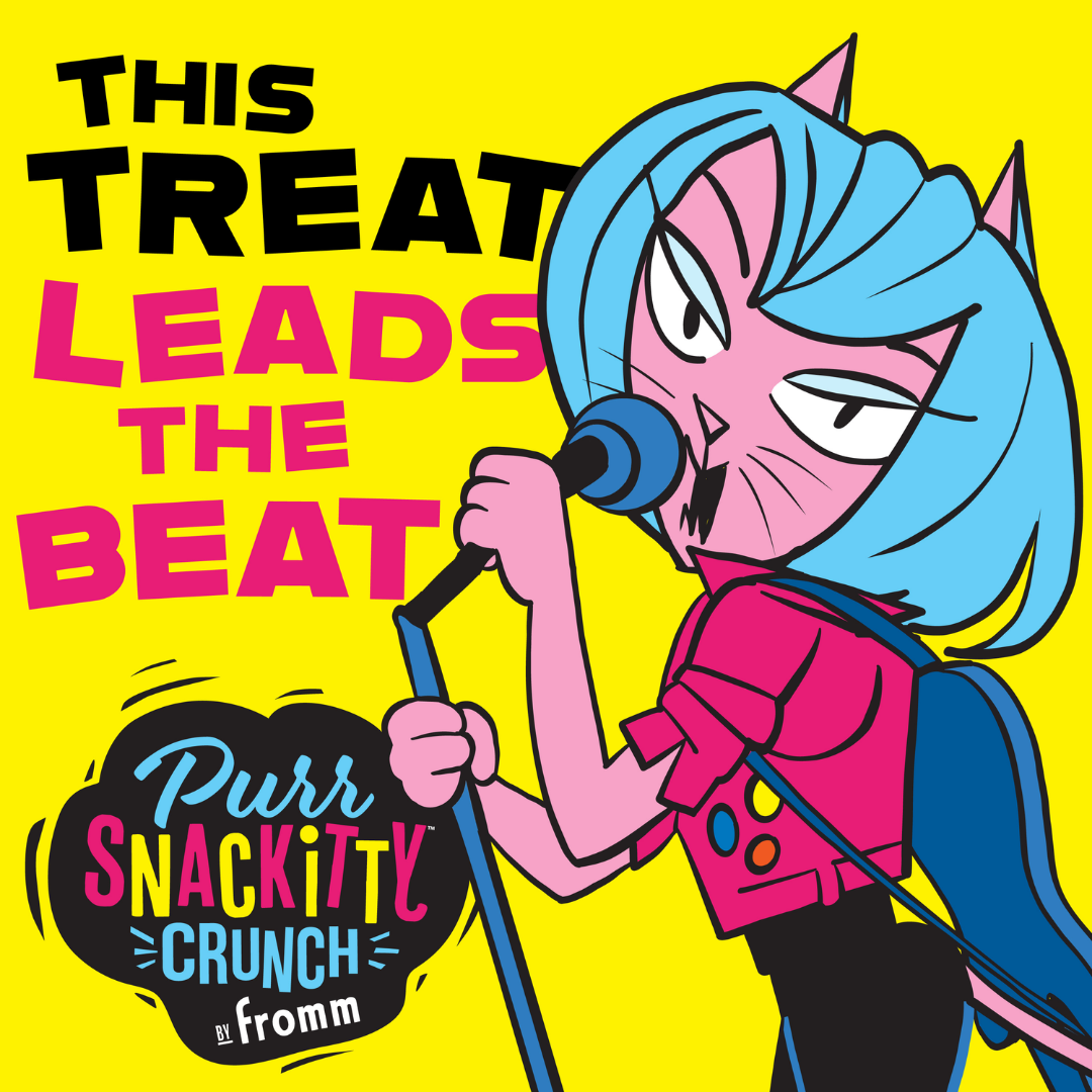 Fromm Cat Treats - PurrSnackitty Crunch Screamin' Salmon Flavor