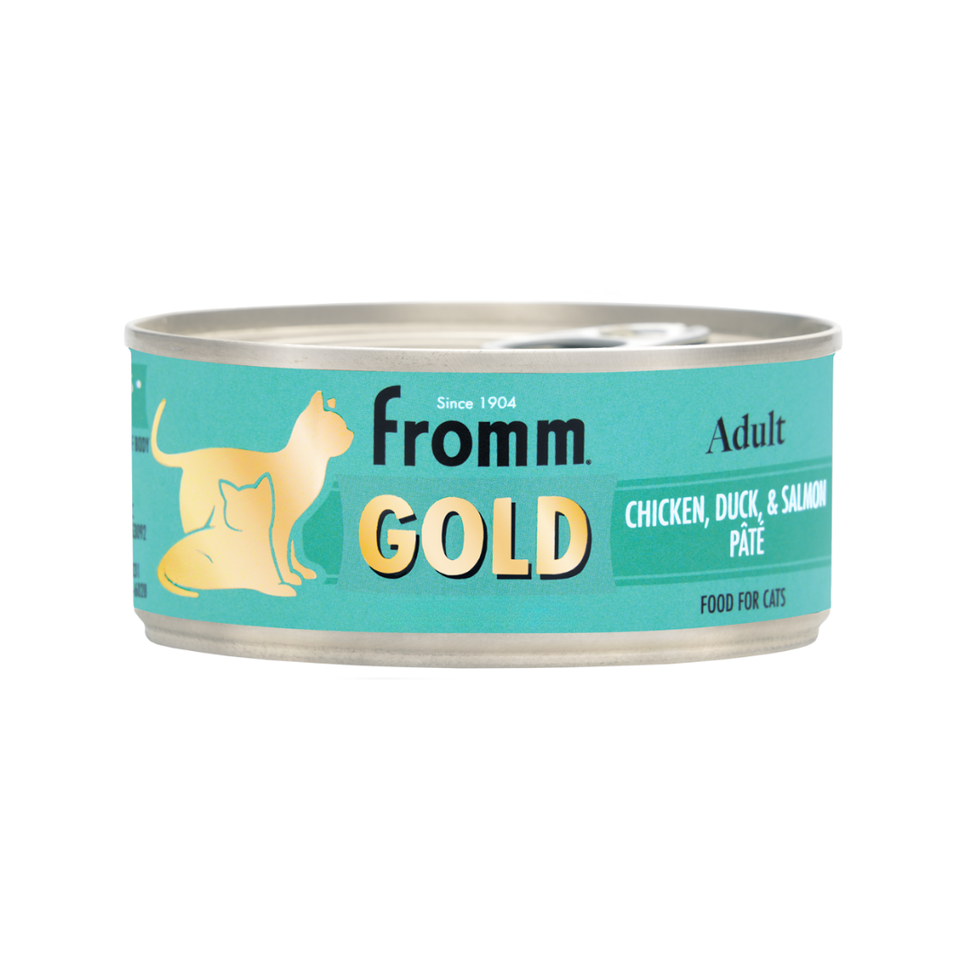 Fromm Wet Cat Food - Gold Chicken, Duck, & Salmon Pâté Adult Canned