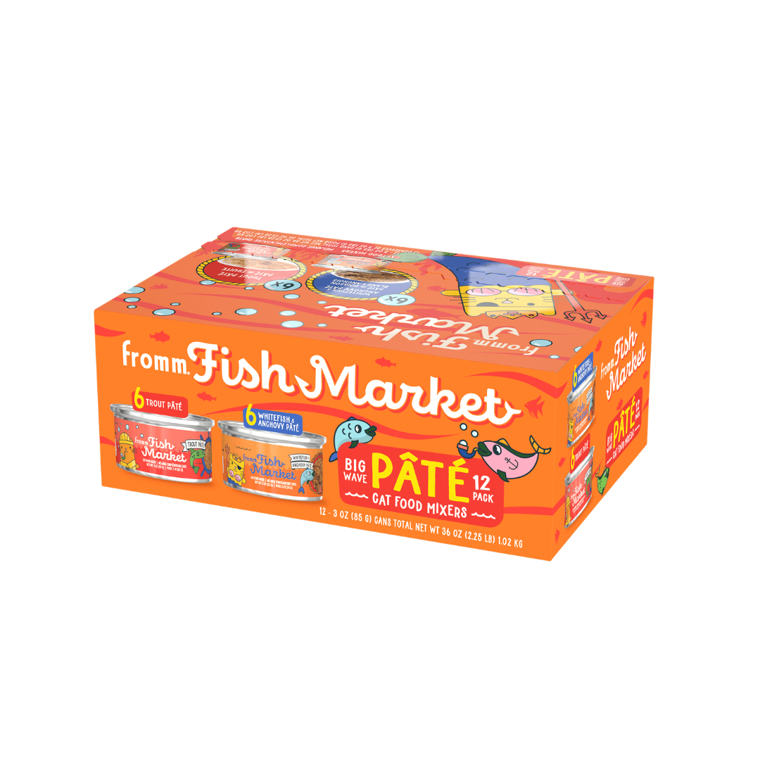 Fromm Wet Cat Food Mixers - Fish Market Big Wave Pâté Variety Pack