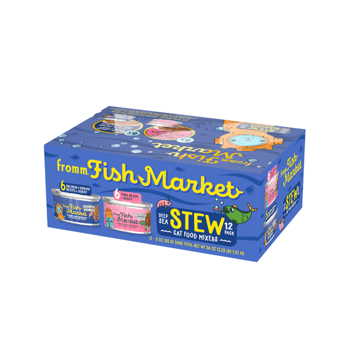 Fromm Wet Cat Food Mixers - Fish Market Deep Sea Stew Variety Pack