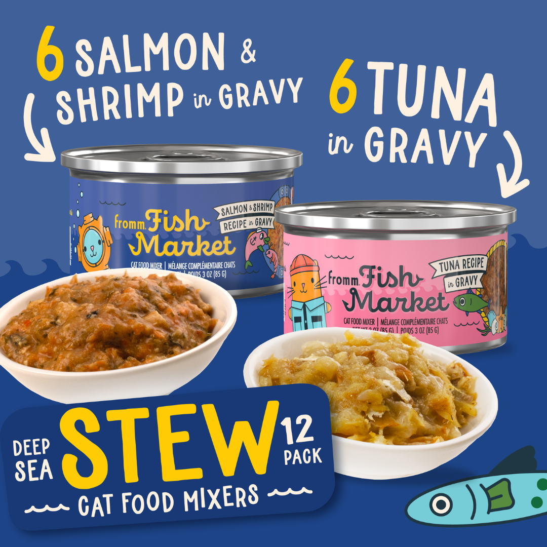 Fromm Wet Cat Food Mixers - Fish Market Deep Sea Stew Variety Pack