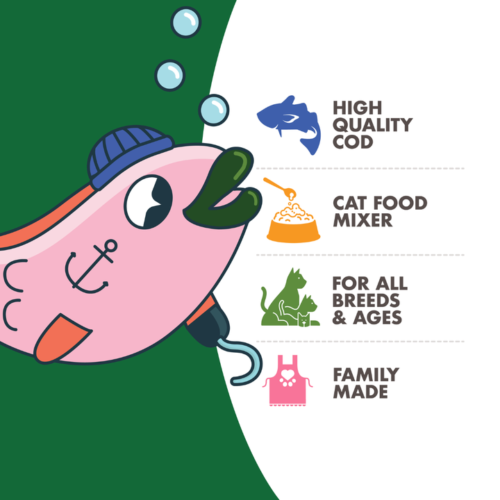 Fromm Wet Cat Food Mixers - Fish Market Flaked Cod in Gelée Canned