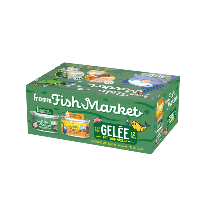 Fromm Wet Cat Food Mixers - Fish Market High Tide Gelée Variety Pack
