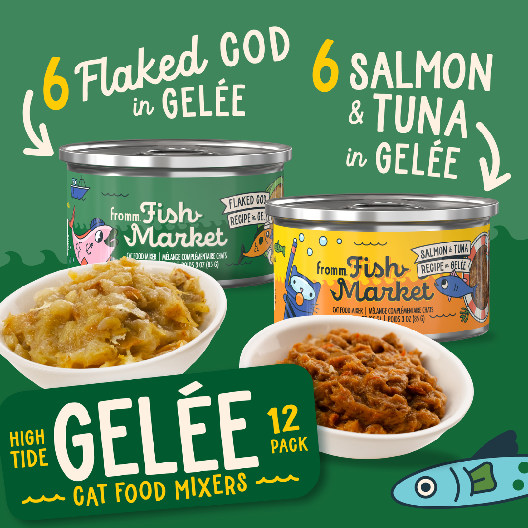 Fromm Wet Cat Food Mixers - Fish Market High Tide Gelée Variety Pack