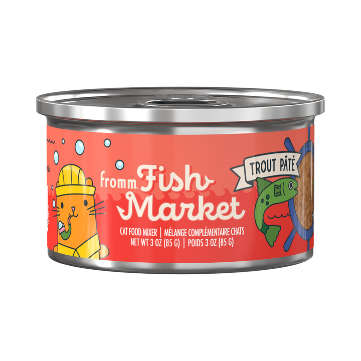 Fromm Wet Cat Food Mixers - Fish Market Trout Pâté Canned