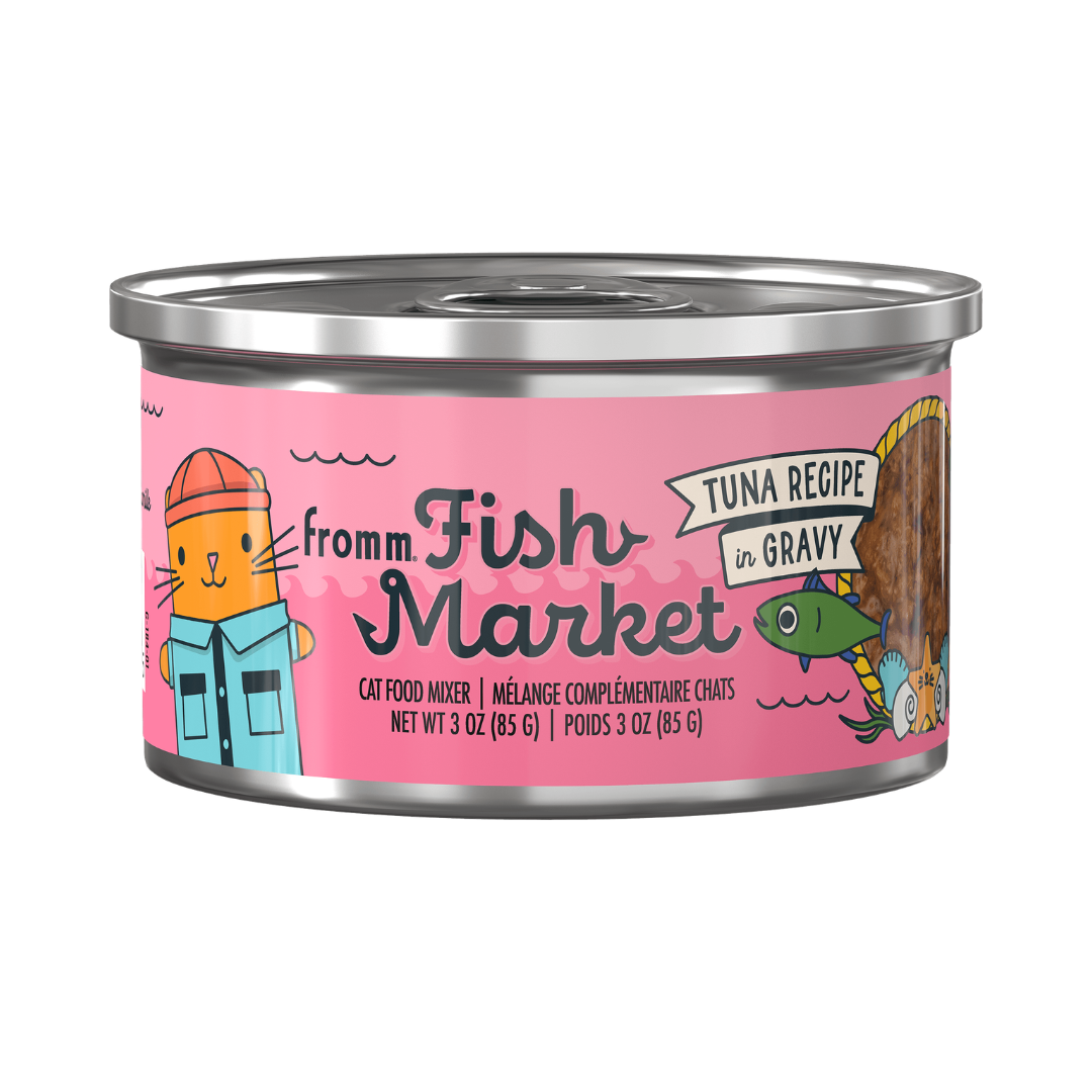 Fromm Wet Cat Food Mixers - Fish Market Tuna Recipe in Gravy Canned