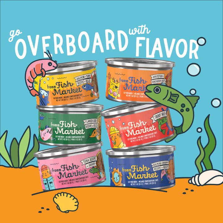 Fromm Wet Cat Food Mixers - Fish Market Whitefish & Anchovy Pâté Canned