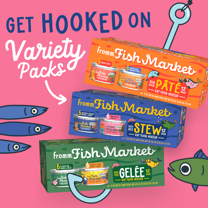 Fromm Wet Cat Food Mixers - Fish Market Whitefish & Anchovy Pâté Canned