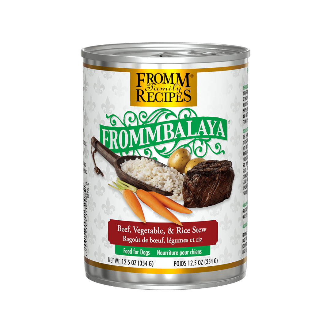 Fromm Wet Dog Food -  Frommbalaya Beef, Vegetable, & Rice Stew Canned