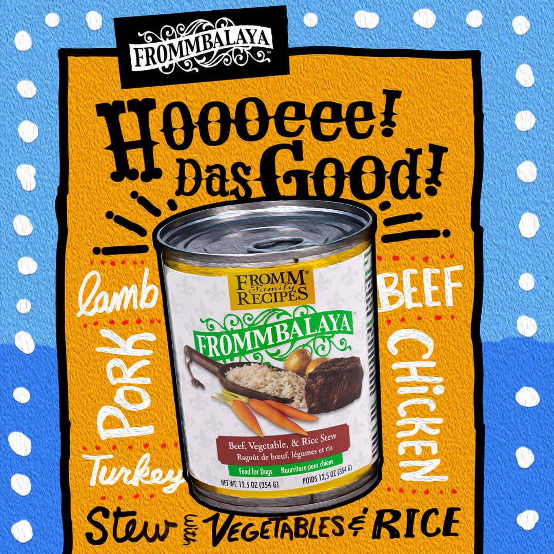 Fromm Wet Dog Food -  Frommbalaya Beef, Vegetable, & Rice Stew Canned