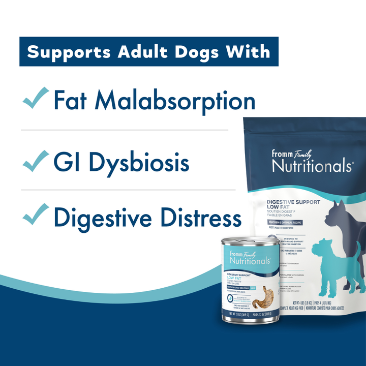 Fromm Wet Dog Supplements - Nutritionals Digestive Support Low Fat Pate Canned