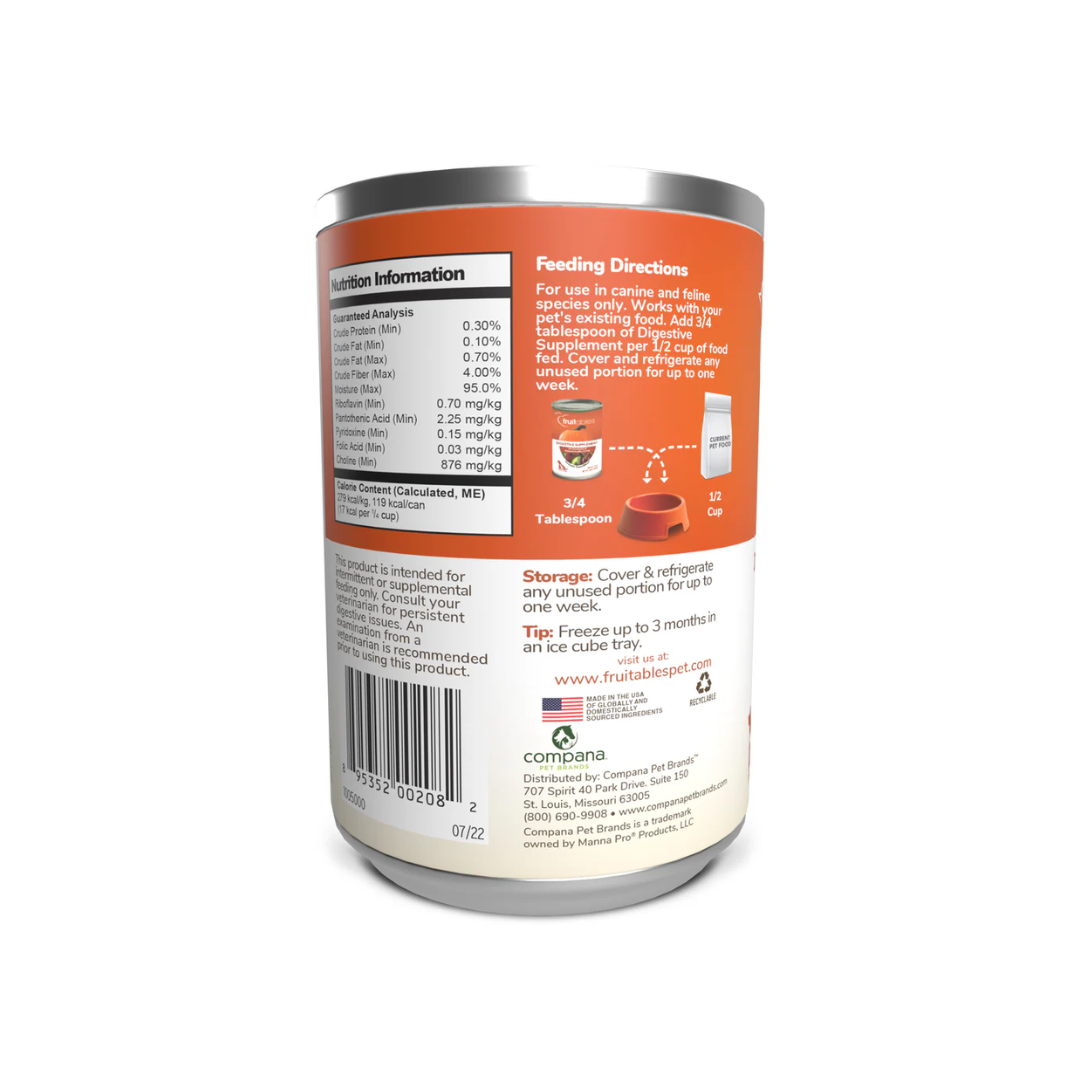 Fruitables Dog and Cat Supplements - Pumpkin Digestive Supplement