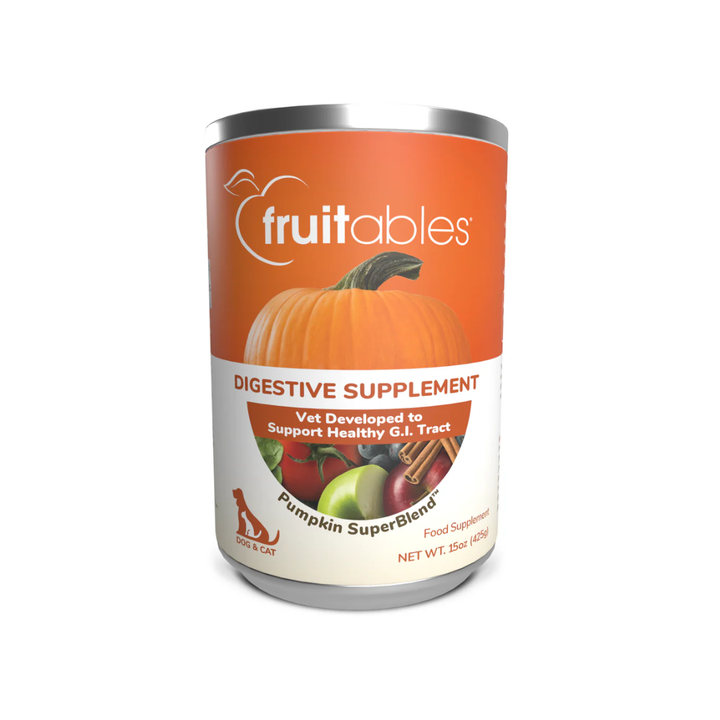 Fruitables Dog and Cat Supplements - Pumpkin Digestive Supplement