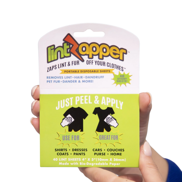 FurZapper Pet Grooming - LintZapper Portable Lint Sheets
