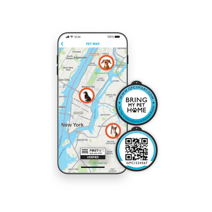 GPC Pet ID Tags - SmartTag Digital Pet Identification Tag