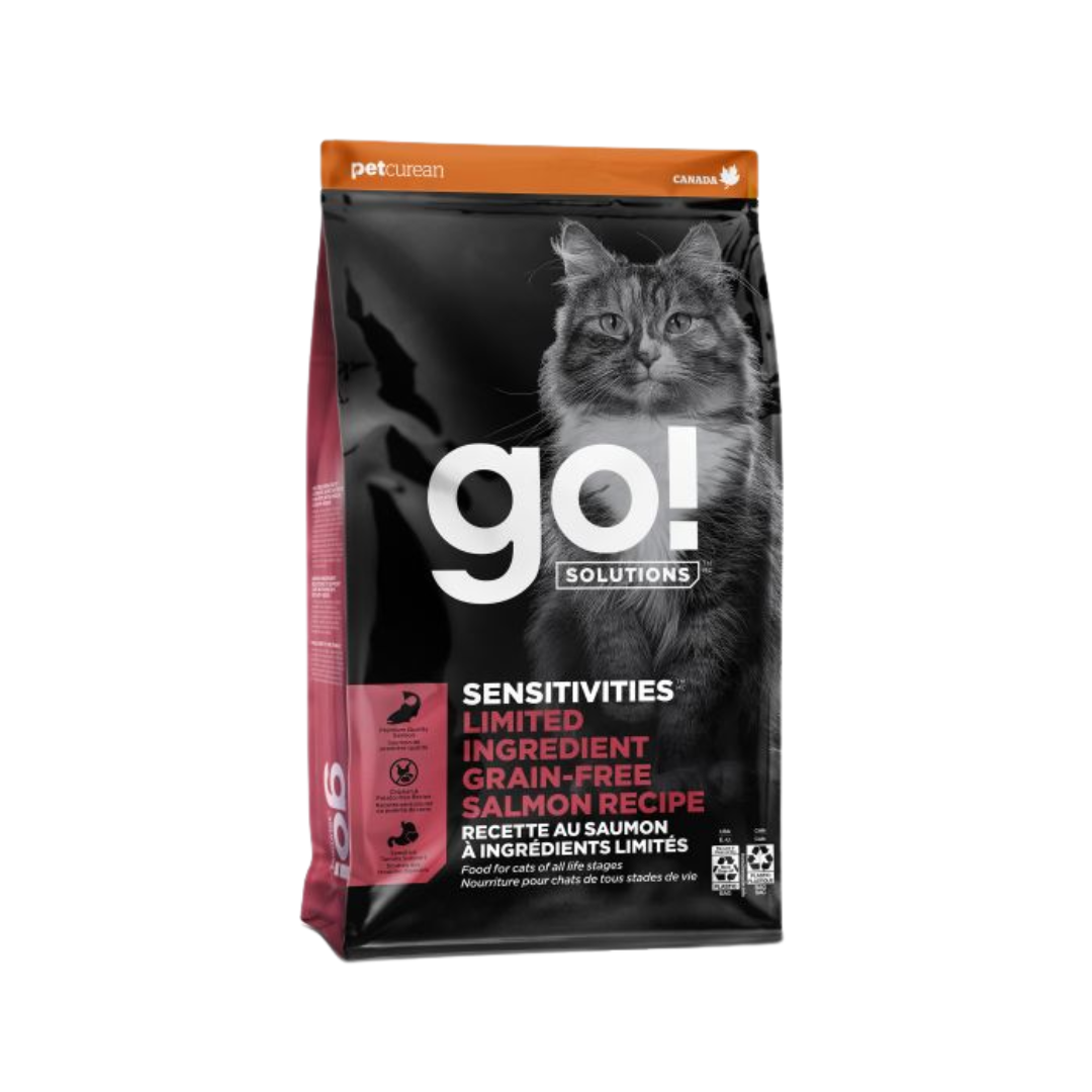 Go! Solutions Cat Dry Food - Sensitivities Limited Ingredient Grain-Free Salmon Recipe