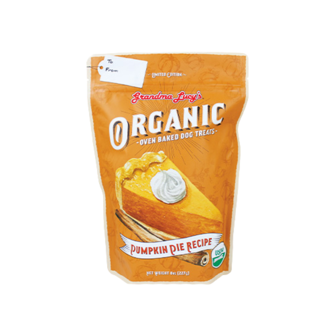 Grandma Lucy's Dog Treats - Organic Oven Baked Pumpkin Pie