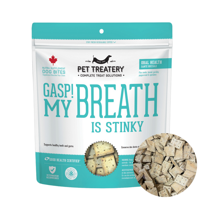 Granville Dog Oral Supplements - Gasp! My Breath is Stinky Nutra Bites