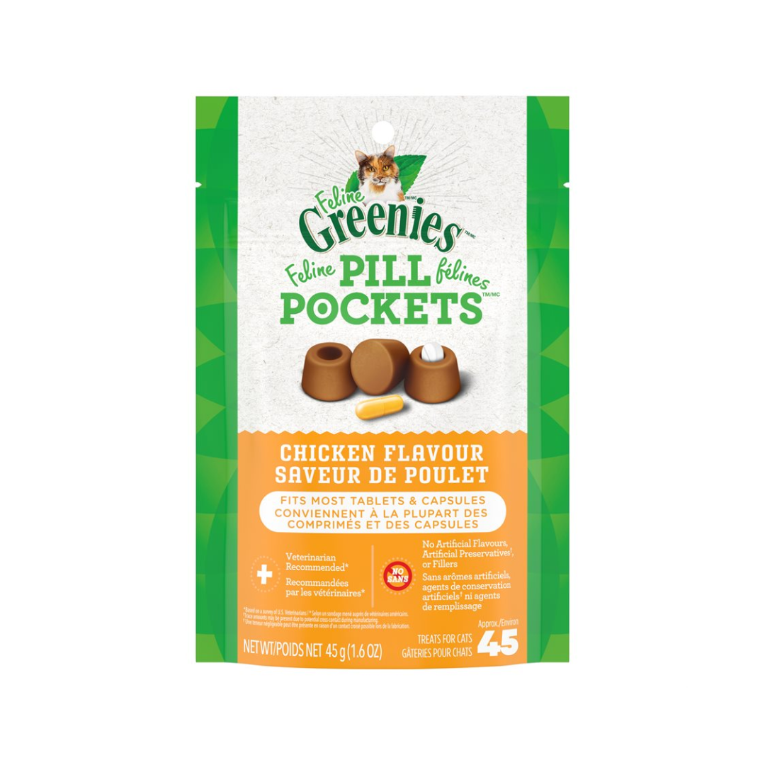 Greenies Cat Treats - Pill Pockets Chicken