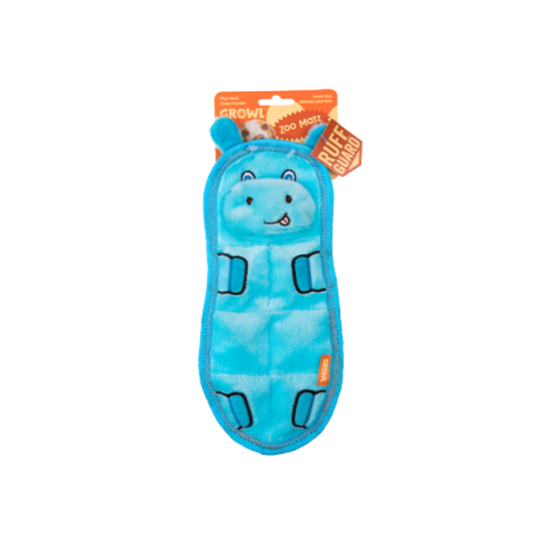 Growl Dog Toys - Hugo the Hippo