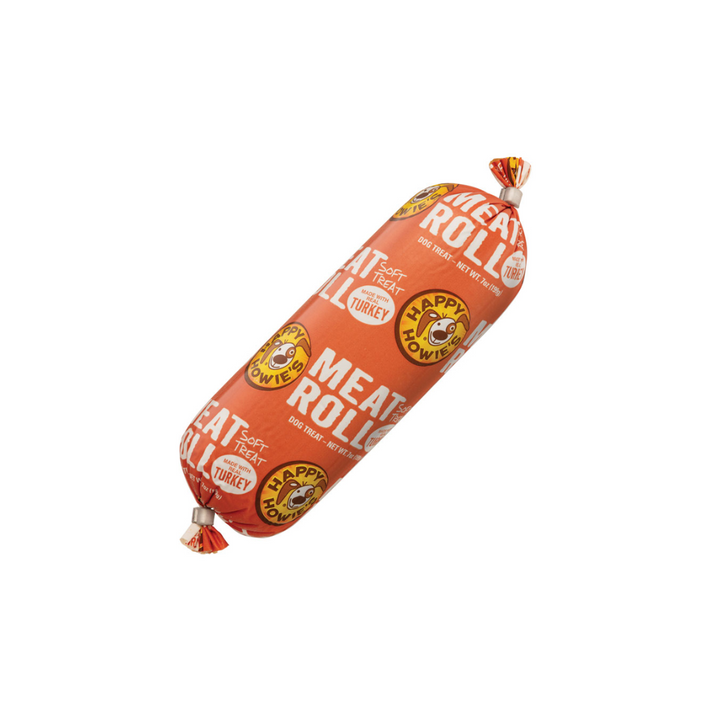 Happy Howie's Natural Dog Treats - Meat Roll Turkey