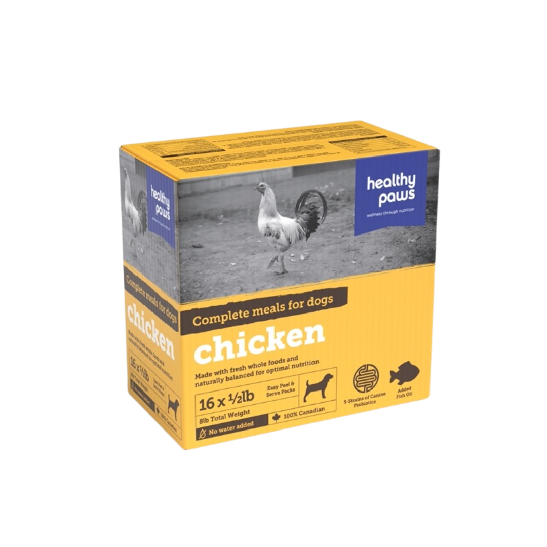 Healthy Paws Frozen Dog Food - Chicken – Canine Complete