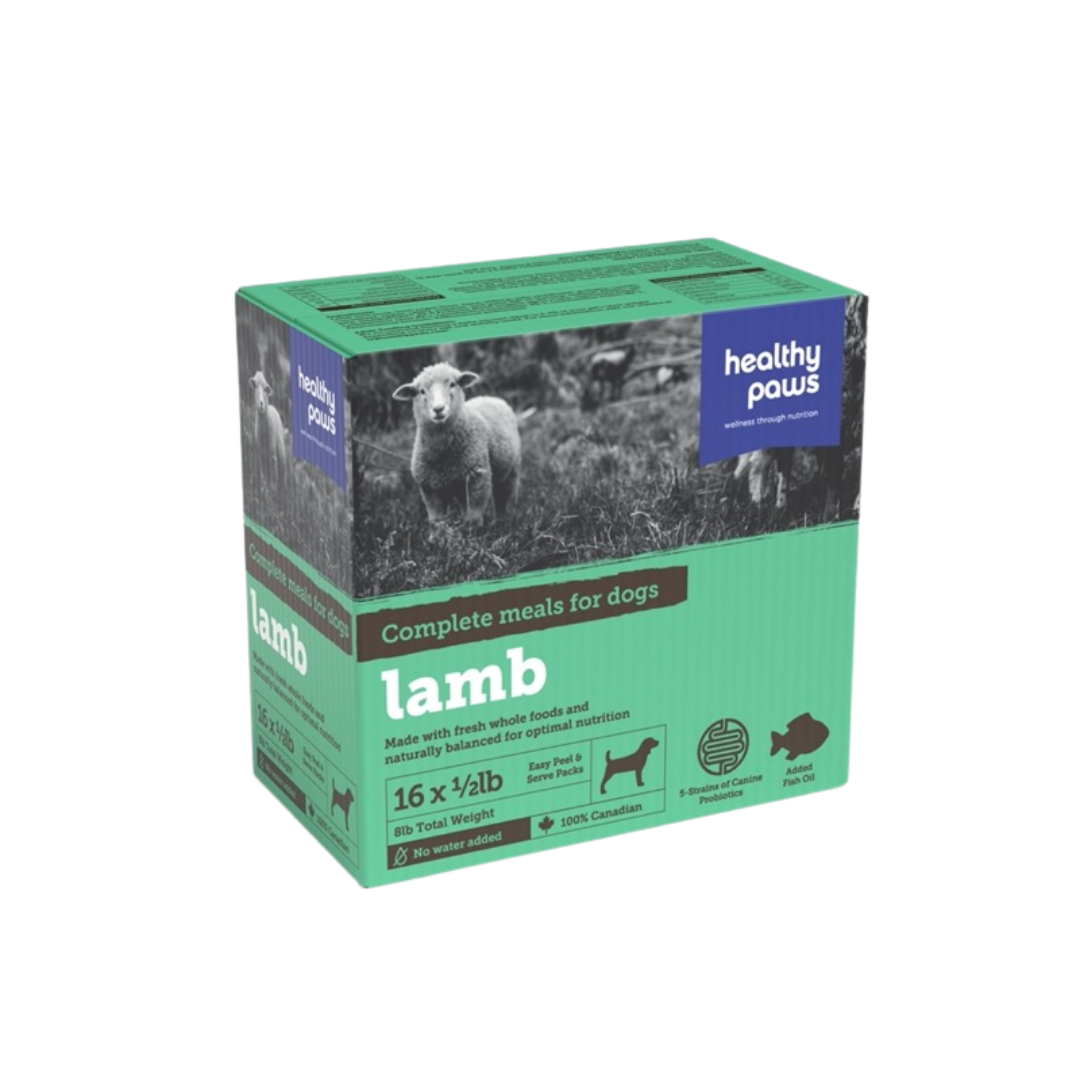 Healthy Paws Frozen Dog Food - Lamb – Canine Complete