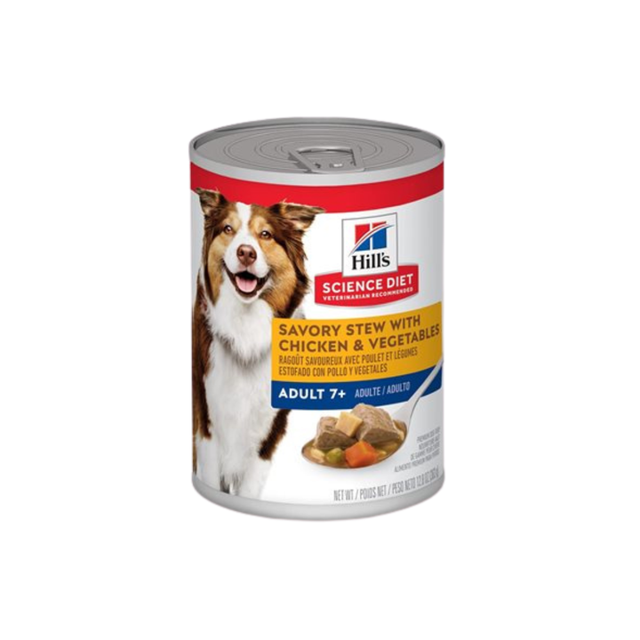Hill's Science Diet Wet Dog Food - Senior 7+ Savory Stew with Chicken Vegetable