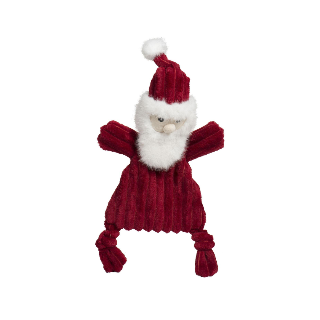 HuggleHounds Dog Toys - Flatties St. Nick