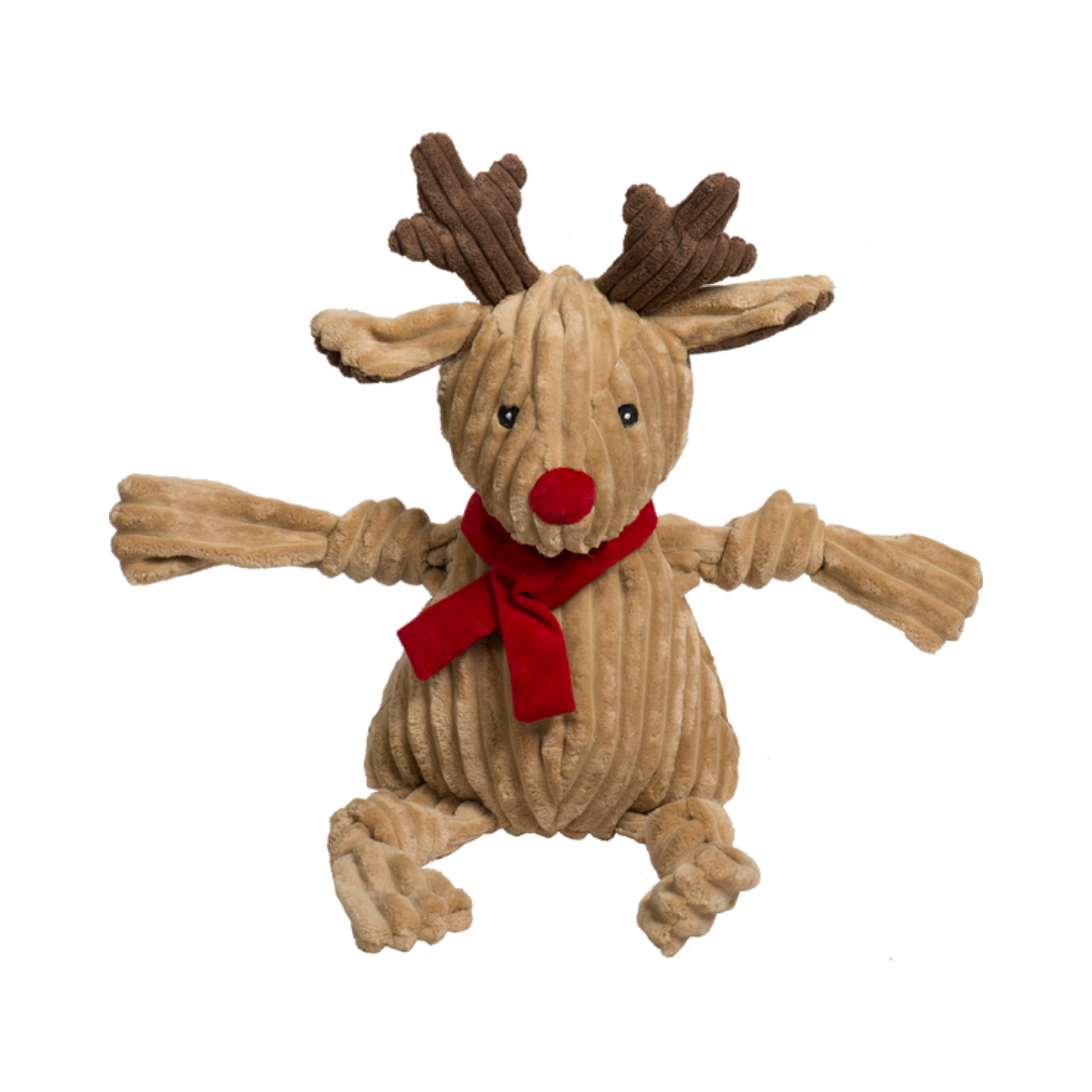 HuggleHounds Dog Toys - Knotties Rudy Reindeer
