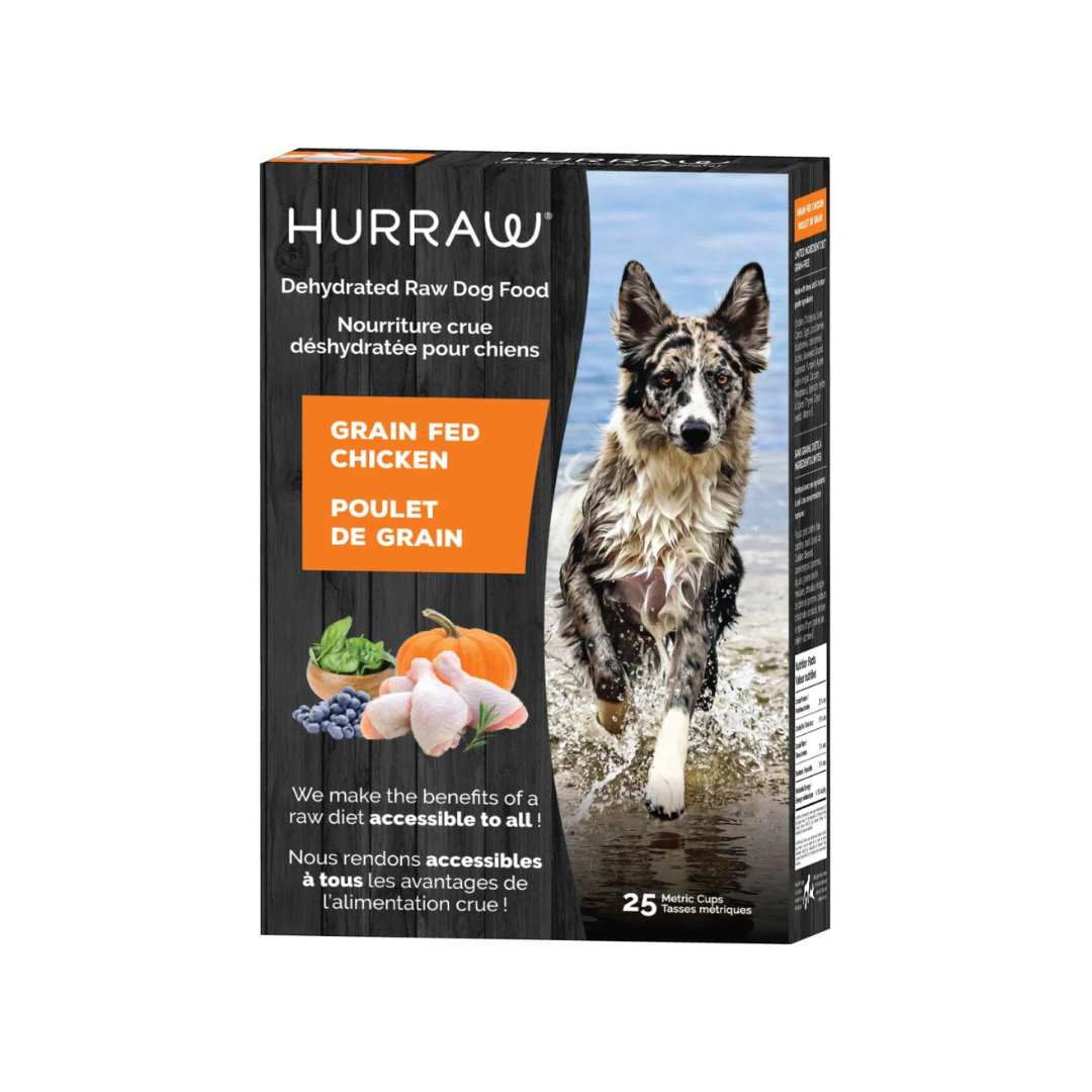 Hurraw Dehydrated Dog Food - Grain Fed Chicken