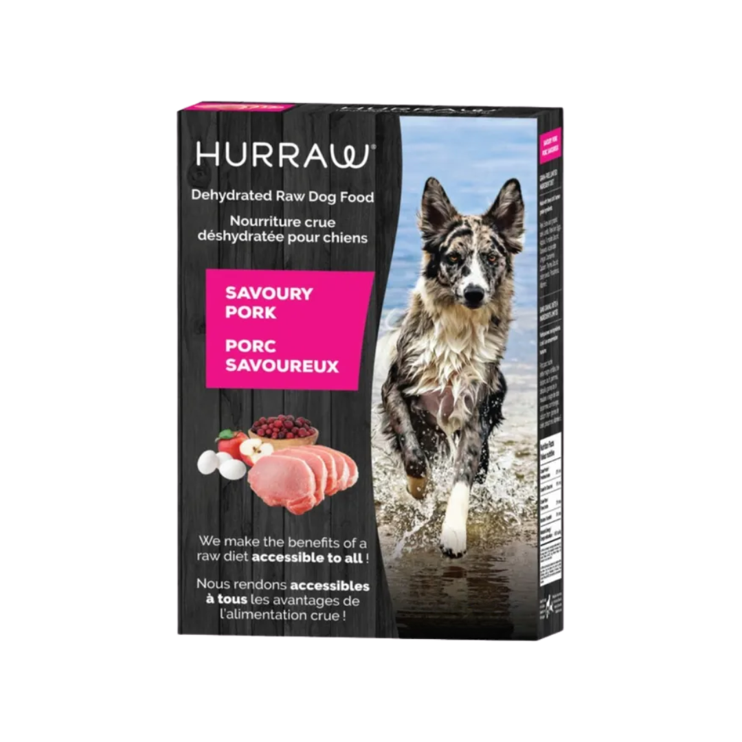 Hurraw Dehydrated Dog Food - Pork