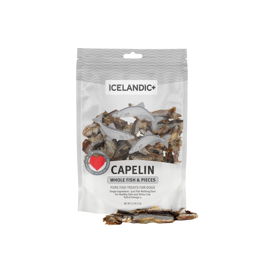 Icelandic+ Dog Treats - Capelin Whole Fish & Pieces